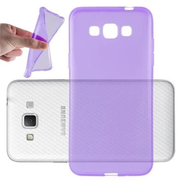 Samsung Galaxy GRAND 3 LILA TRANSPARENT Fodral Cadorabo DESIGN AIR TPU Silikonskydd Fodral Skydd Ultra Slim Bumper