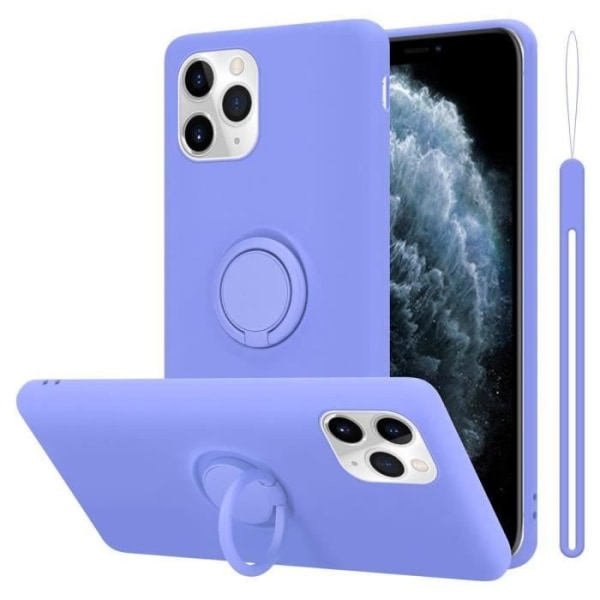 Cadorabo Fodral till Apple iPhone 11 PRO MAX i LIQUID LIGHT VIOLET Skyddsfodral tillverkad av flexibel TPU silikonring.