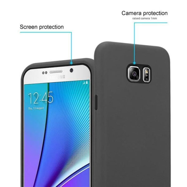 Cadorabo Fodral för Samsung Galaxy NOTE 5 i QUARTZ GRÅ