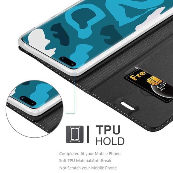 Flipfodral för Huawei P40 PRO / P40 PRO+ Klassisk svart plånbok Stötsäker Svart