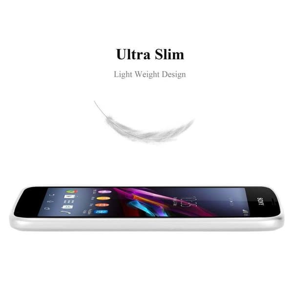 Skyddsfodral för Sony Xperia E1 Skyddsfodral i MATTE DESIGN METALLIC SILVER Grå