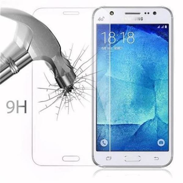 Cadorabo - Skärmskydd i härdat glas till > Samsung Galaxy J7 (5) - 2015 modell < Skärmskydd i härdat glas Transparent