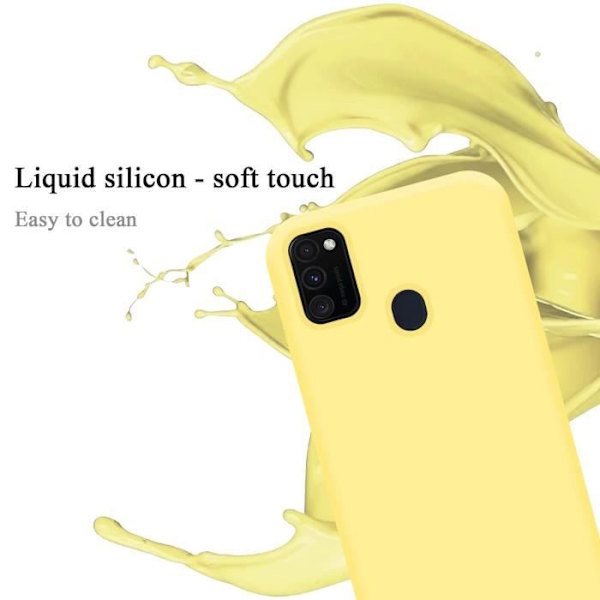 Coque - CADORABO - Galaxy M21 / M30s - Silikon TPU - Gul - Stötsäker skydd Gul