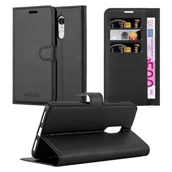 Etui för Xiaomi RedMi NOTE 4 i JETSVART Svart