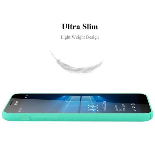 Coque - CADORABO - Nokia Lumia 950 XL - Stötskydd - Design Givré - Färg Frosty Grön Frostig grön