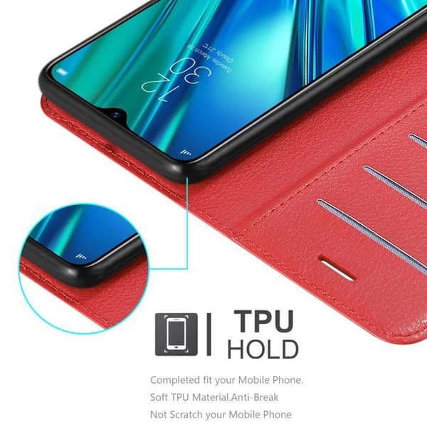 Fodral för Realme 5 PRO / Realme Q i KIRSCHRÖD Röd