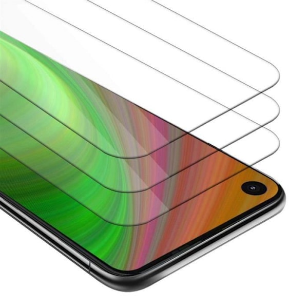 Cadorabo 3x skyddsglas för Motorola ONE Action i HÖGT TRANSPARENT härdat härdat skärmskyddsglas Transparent