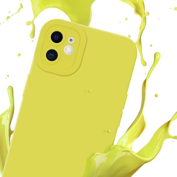 Skyddsfodral för iPhone 11 i FLUID GUL Stötsäker Gul