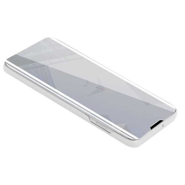 iPhone 14-fodral i SILVER AGAT Skydd med spegel Grå