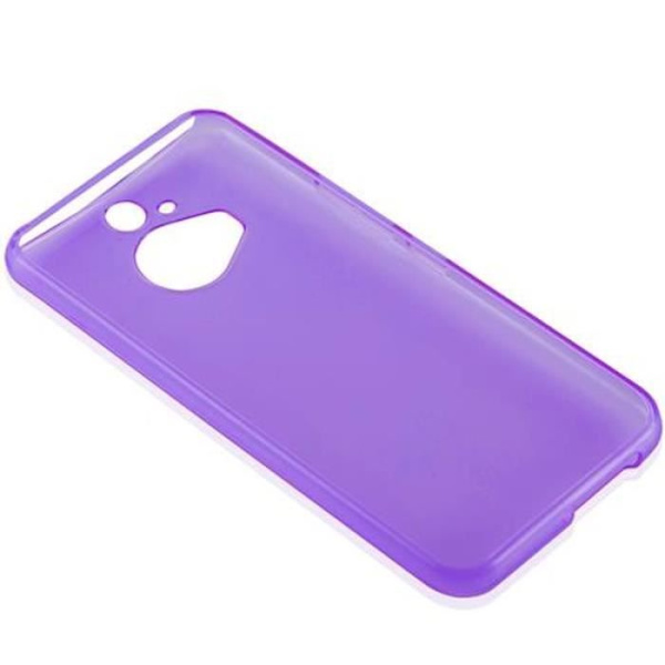 HTC ONE M9 PLUS / ONE ME VIOLET TRANSPARENT Fodral Cadorabo DESIGN AIR TPU Silikonskydd Fodral Skydd Ultra Slim Bumper