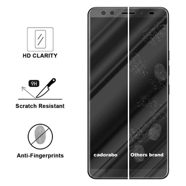 Härdat glas för HTC U12+ TRANSP, skyddsfilm HTC U12+ skärmfilm HTC U12+ härdat display Transparent