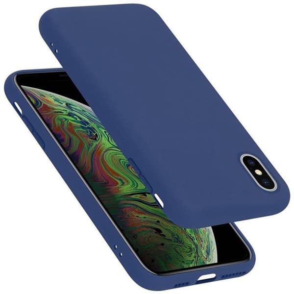 Skal för iPhone XS MAX Stötabsorberande i LIQUID BLUE Blå
