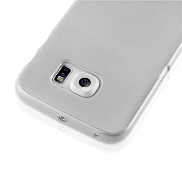 Fodral för Samsung Galaxy S6 EDGE i SILVER Skyddsetui
