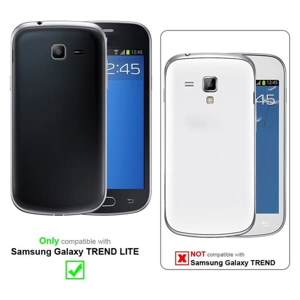 Hårdskal för Samsung Galaxy TREND LITE med tryck av NEW YORK CAB Grå