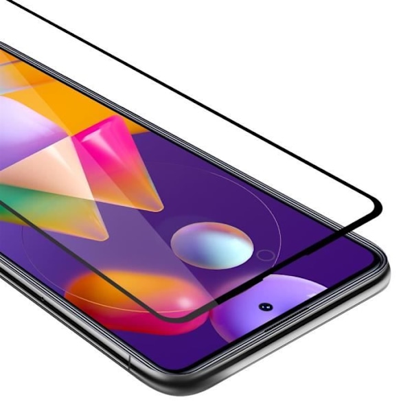 Cadorabo helskärmsskydd för Samsung Galaxy M31s in - härdat skärmskyddsglas (härdat) Transparent