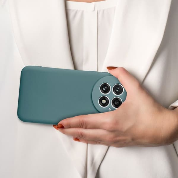 Skyddande skal för OnePlus 13 Stötsäker i LIQUID GREEN Grön