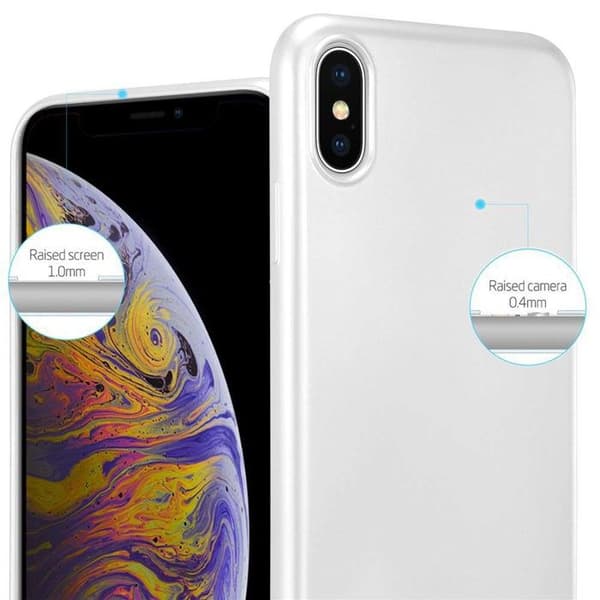 Skyddsfodral för iPhone XS MAX Skyddsfodral i METALLISK SILVER Matt design Grå