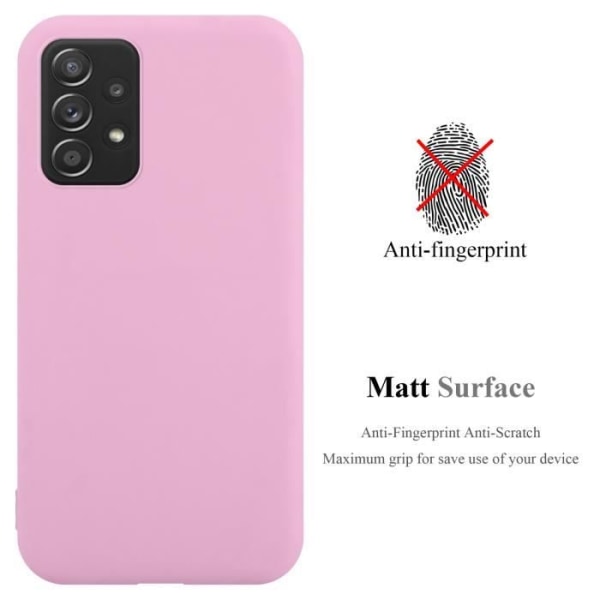 Fodral till Samsung Galaxy A52 (4G / 5G) / A52s Fodral i CANDY BRIGHT PINK Fodral Skyddsskydd Silikon TPU Fodral