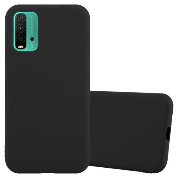 Fodral till Xiaomi RedMi 9T / POCO M3 i CANDY BLACK Cadorabo Cover Protection Silikon TPU-fodral