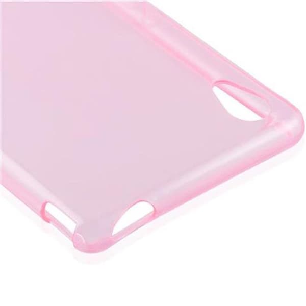 Transparent stötsäker silikonfodral för Sony Xperia M4 AQUA Ros