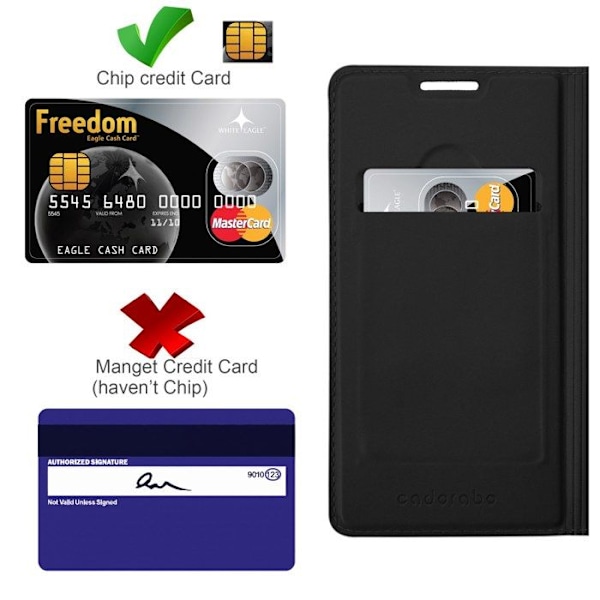 Coque för Oppo FIND X5 LITE / Reno7 5G Etui i CLASSY SVART Hölster Fodral Skydd med magnetiskt stängning Plånbok Wallet Svart