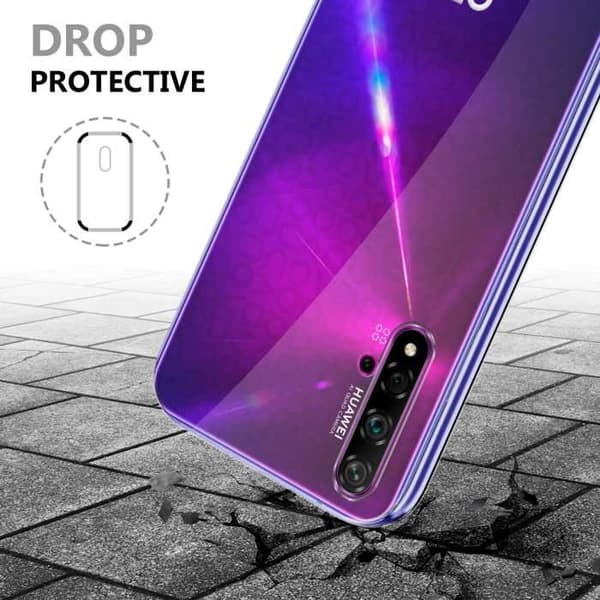 Skal för Honor 20 / 20S / Huawei NOVA 5T GENOMSKINLIG Heltäckande skydd Vit