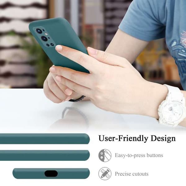 Skyddsfodral för OnePlus 9 PRO Stötskydd i LIQUID GREEN Grön
