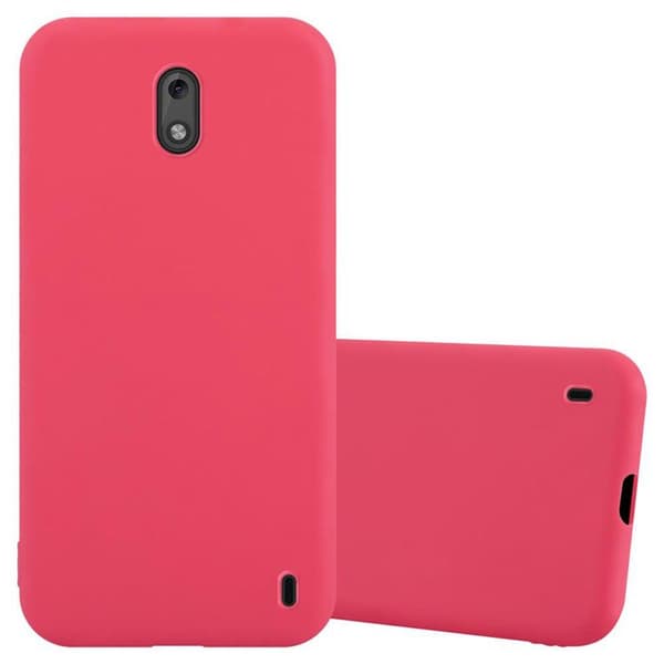 Skyddsfodral för Nokia 2 2017 CANDY RÖD Stötsäker Silikon Röd