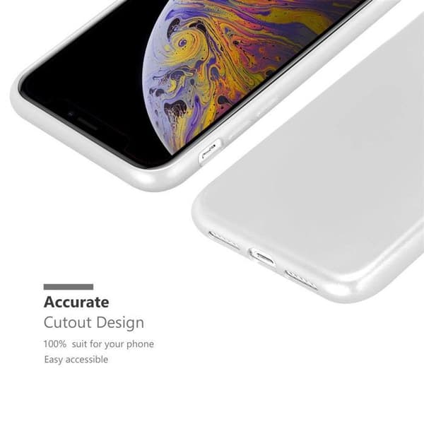 Skyddsfodral för iPhone XS MAX Skyddsfodral i METALLISK SILVER Matt design Grå