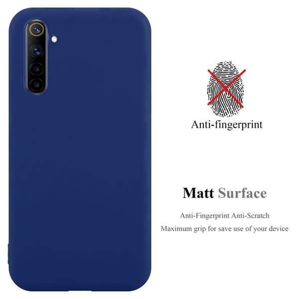 Skyddsfodral för Realme Narzo 4G CANDY MÖRKBLEU Stötskydd Silikon Blå