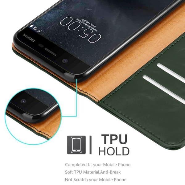 Skyddsfodral för Nokia 5 2017 i GRÖN PRÈ Skydd Grön