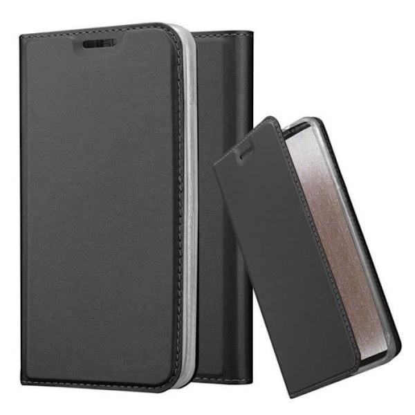 Fodral - CADORABO - LG G2 MINI - Svart - Halvstyv - Magnetisk stängning Svart
