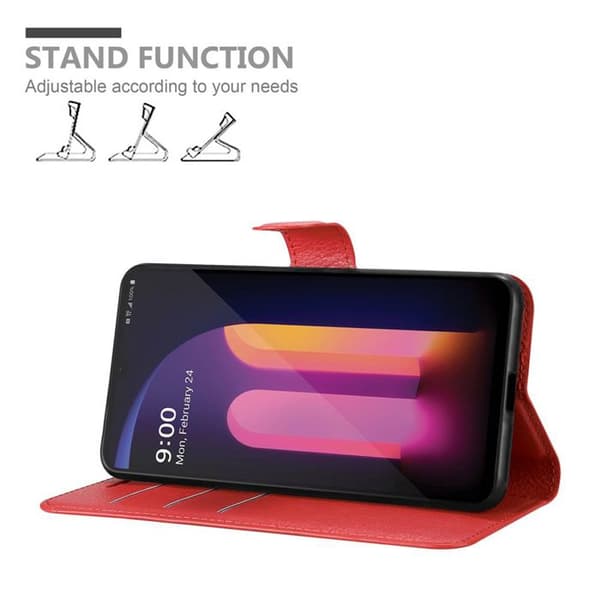 Etui för LG V60 ThinQ i KIRSCHRÖD Röd