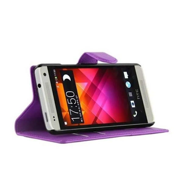 HTC ONE M4 MINI Fodral i VIOLET ORCHID by Cadorabo Full Skyddsfodral med Flip Flip och praktiskt horisontellt stativ