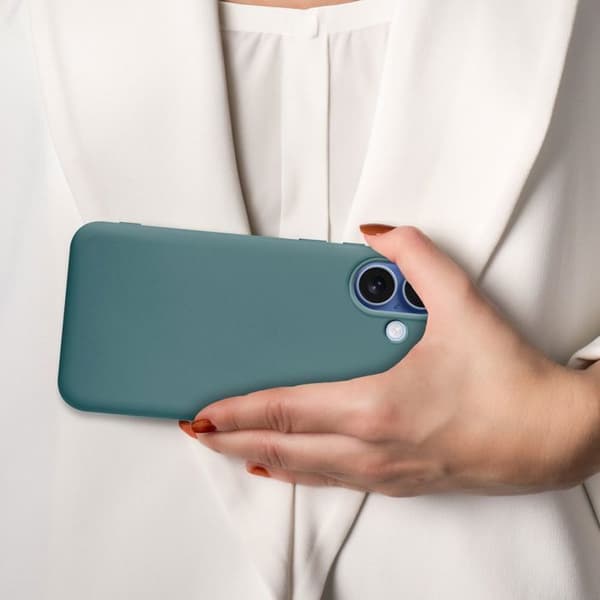 Skal för iPhone 17 Stötabsorberande i LIQUID GREEN Grön