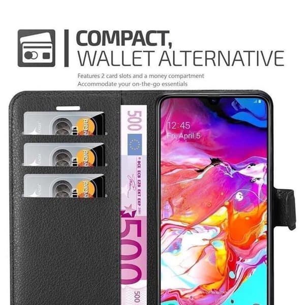 Etui för Samsung Galaxy A70 / A70s i JETSVART Svart