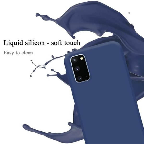 Cadorabo skal för Samsung Galaxy S20 6.2 - i Blå - Flexibel TPU-silikon Blå