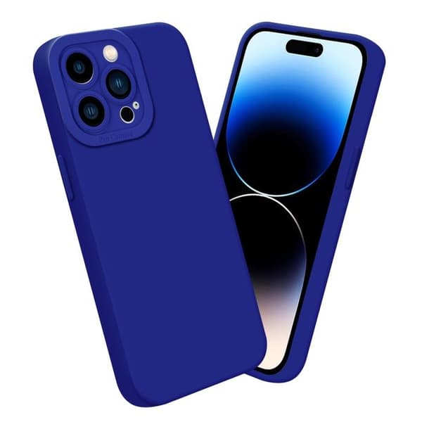 Skyddsfodral för iPhone 14 PRO MAX i FLUID BLÅ Antichock Blå
