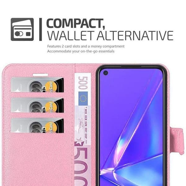 Fodral för Oppo A72 i SOCKERROSA Ros