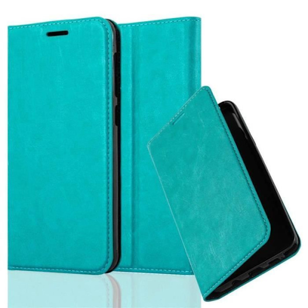 Étui - CADORABO - Desire 10 LIFESTYLE / Desire 825 - Grön - Syntetläder - Magnetlås Grön