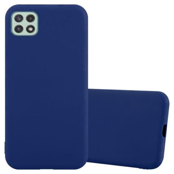 Fodral för Samsung Galaxy A22 5G Fodral i CANDY DARK BLUE Fodral Skydd Silikon TPU Fodral