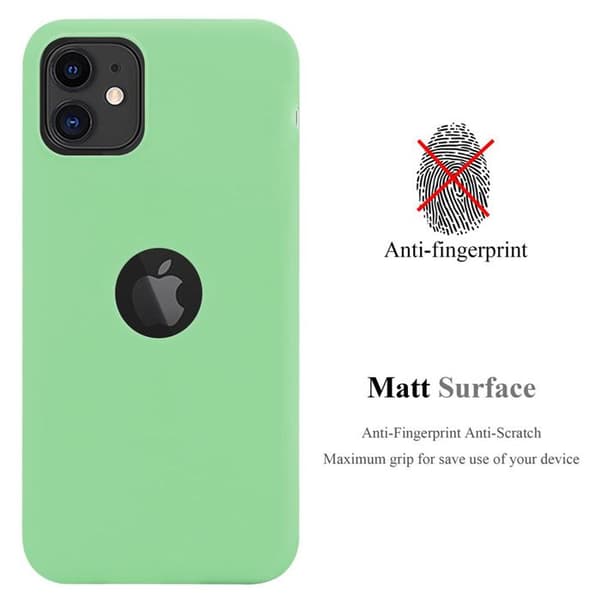 iPhone 11 Fodral CANDY GRÖN PASTELL Stötsäker Silikon Grön