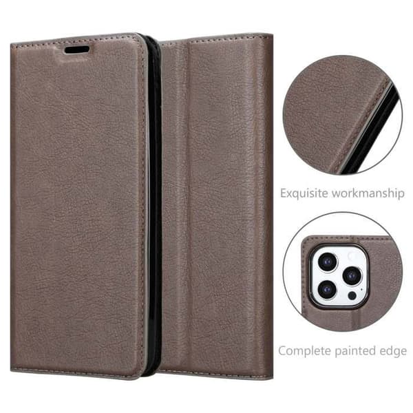 Etui för iPhone 13 PRO Fodral i MÖRKBROWN brun
