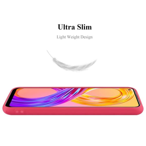 Skyddsfodral för Realme 8 4G / 8 PRO CANDY RÖD Stötskyddande Silikon Röd