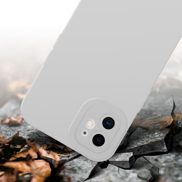 Skyddsfodral för iPhone 12 i FLUID VIT Stötsäker Vit