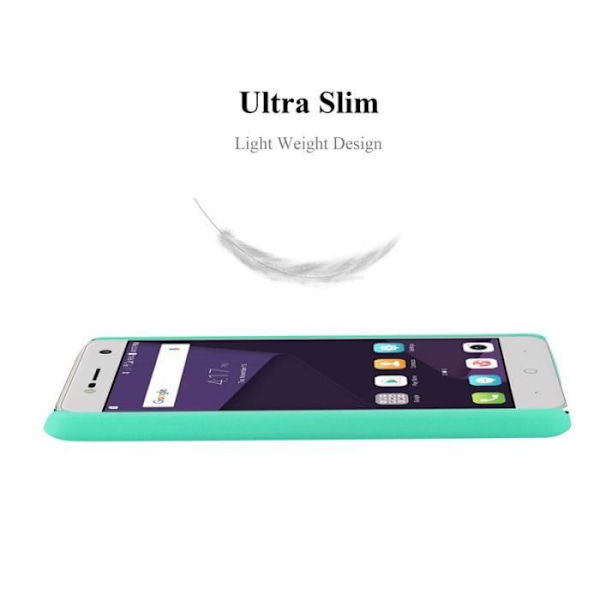 Coque - CADORABO - ZTE Blade V8 MINI - Hård skydd - Matt design - Grön färg Grön