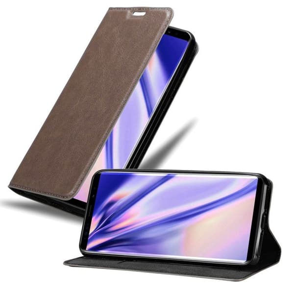 Fodral för Samsung Galaxy NOTE 9 Skal i MÖRKBRUN brun