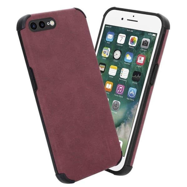 Skal för iPhone 7 PLUS / 7S PLUS / 8 PLUS Bourgogne Lila Skydd Violett