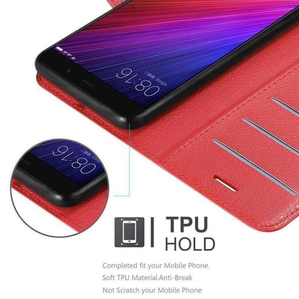 Fodral för Xiaomi Mi 5s PLUS i KIRSCHRÖD Röd