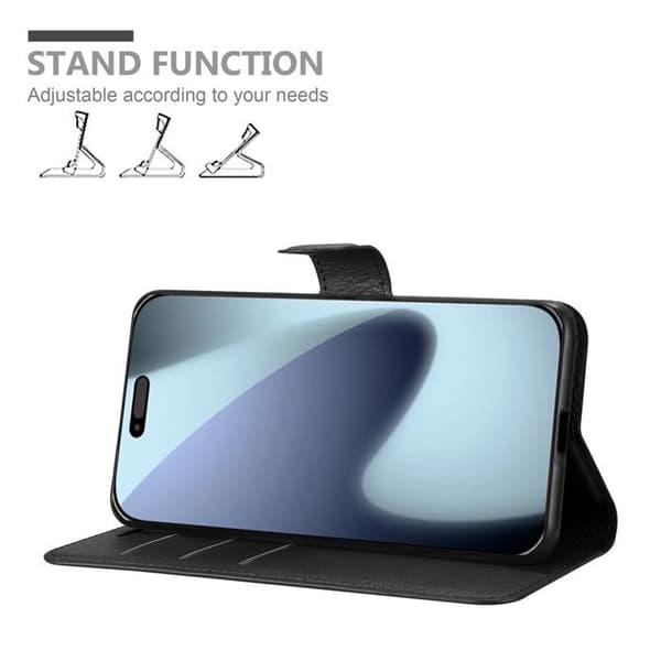 Etui för iPhone 17 PRO i JET BLACK Svart
